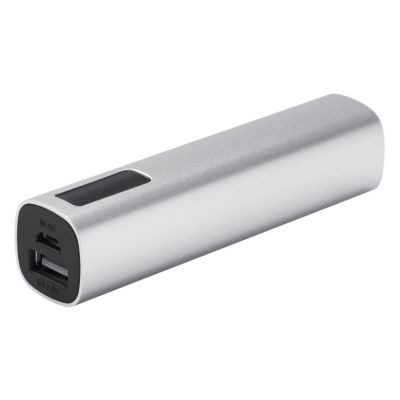 Внешний аккумулятор Easy Metal 2200 мАч, серебристый-0