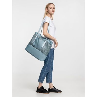 Шопер с термоотделением Verkko, серо-голубой-5