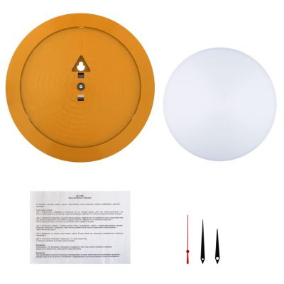 Часы настенные Vivid Large, оранжевые-2