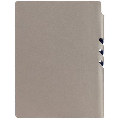 Ежедневник Flexpen, недатированный, серебристо-синий-3