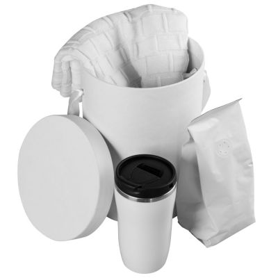 Подарочная коробка Rond, белая-1