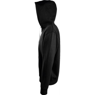 Толстовка мужская на молнии Soul Men 290 с контрастным капюшоном, черная-2