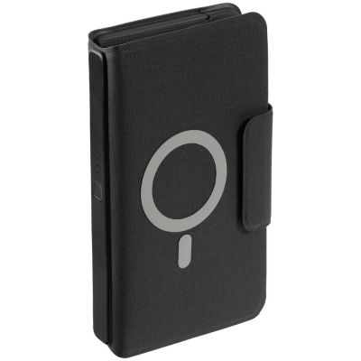 Дорожный органайзер с аккумулятором Oiro, черный-0