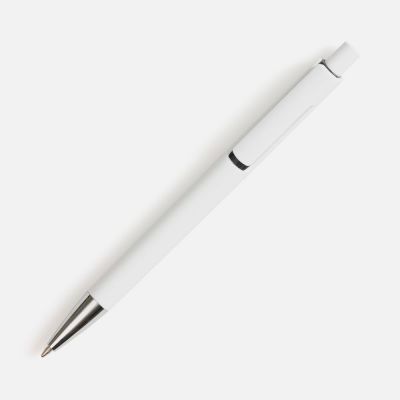 Ручка шариковая Dominanta, белая с черным-1