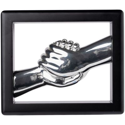 Награда «Рукопожатие», черная, уценка-3