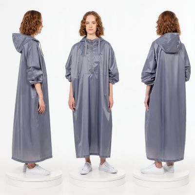 Дождевик-анорак R1, серый-1