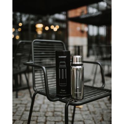 Термос Flask 470, вакуумный, стальной зеркальный-6