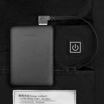 Куртка с подогревом Thermalli Pila, черная-5