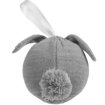 Елочный шар «Заяц с морковкой»-2