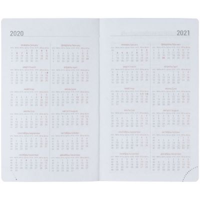 Ежедневник Basis Mini, недатированный, красный-4