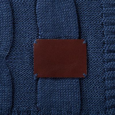 Плед Stille, синий меланж-3