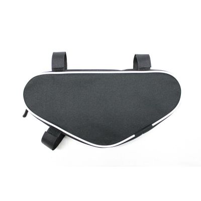 Велосумка на раму BikeLine, черная с белым-2