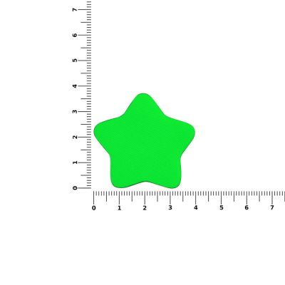 Наклейка тканевая Lunga Bial, M, зеленый неон-1