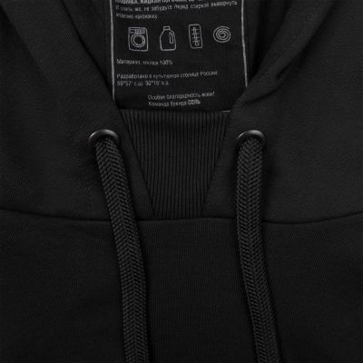 Худи оверсайз Bez Panike, черное-6