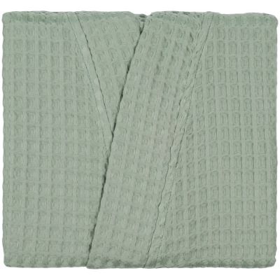 Халат вафельный женский Boho Kimono, зеленая мята-2