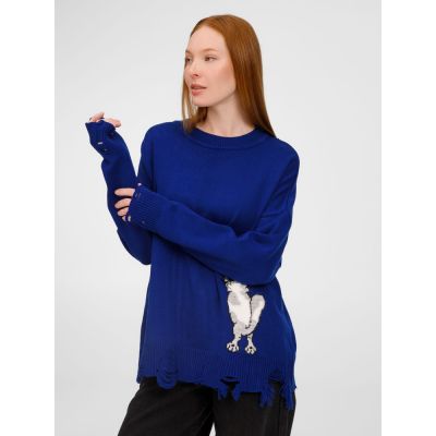 Джемпер Sharpick, темно-синий (кобальт)-9