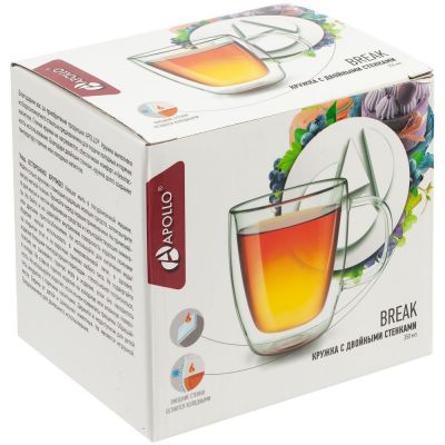 Кружка с двойными стенками Break-2