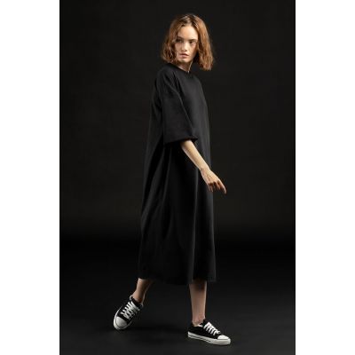 Платье D2, черное-0