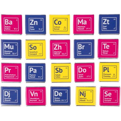 Набор шоколада «Родственные элементы»-2