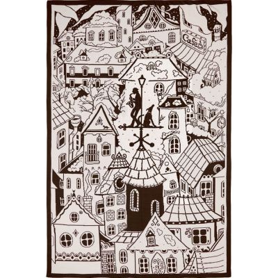 Плед на заказ Tricksy Net, 2 цвета, S, акрил-8