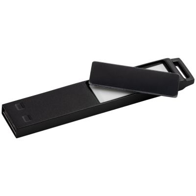 Флешка markBright Black с синей подсветкой, 32 Гб-1