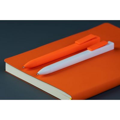 Ручка шариковая Swiper SQ Soft Touch, оранжевая-5