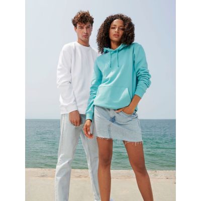 Свитшот унисекс Columbia, светло-серый меланж-4