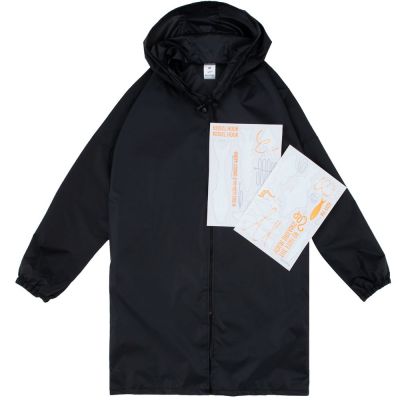 Дождевик с термонаклейками Fish of Your Dreams, черный-0