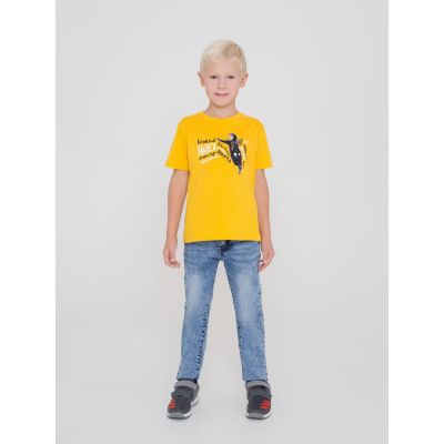 Футболка детская «Гидонисты», желтая-3