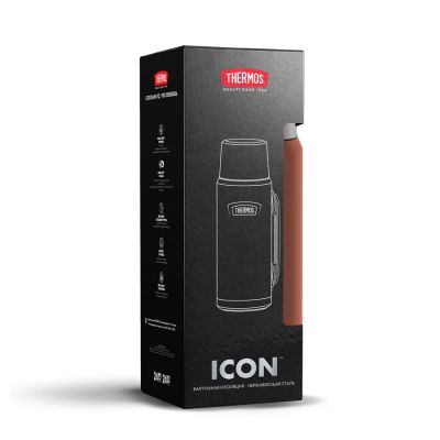 Термос Icon 1200, коричневый-9