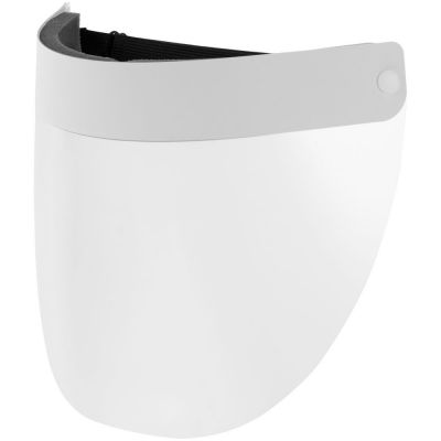 Прозрачный экран для лица Barrier, немедицинский, с белой лентой-1