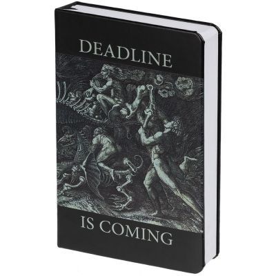 Ежедневник Deadline, недатированный, черный-1