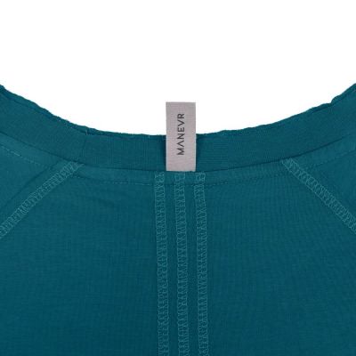 Футболка унисекс Vozduh 1.0, темно-бирюзовая-4