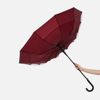 Зонт-трость Abrego, бордовый-6