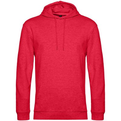 Толстовка с капюшоном унисекс Hoodie, красный меланж-0