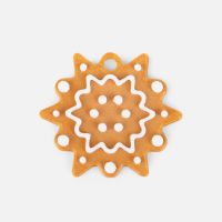 Мини-подвеска «Пряник», снежинка