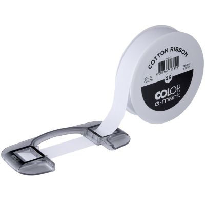 Лента Colop E-mark 25, белая-1