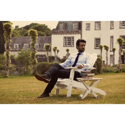 Рубашка мужская в полоску Reno, серая-2