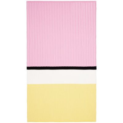 Плед Friolenta, желтый с розовым-2