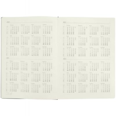 Ежедневник Grand Nebraska на заказ, недатированный, черный-6