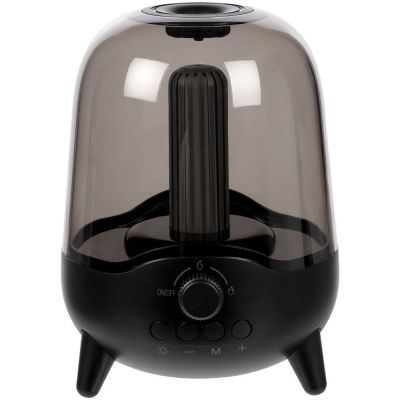 Беспроводная колонка с подсветкой soundFlicker, черная-2