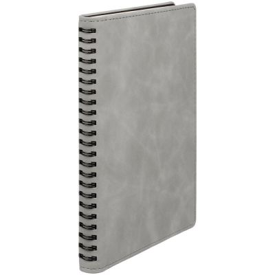 Ежедневник Spring Urban на заказ, недатированный, серый-1