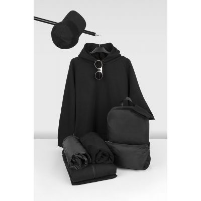 Худи унисекс H1, черное-9