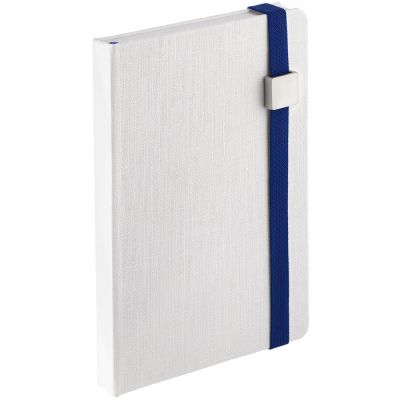 Блокнот Tex Metal, недатированный, белый с синим-2