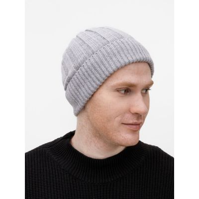 Шапка Bellish, светло-серый меланж-5