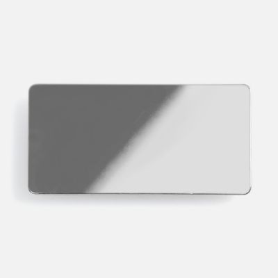 Значок Magnet Matto, серебристый глянцевый-0