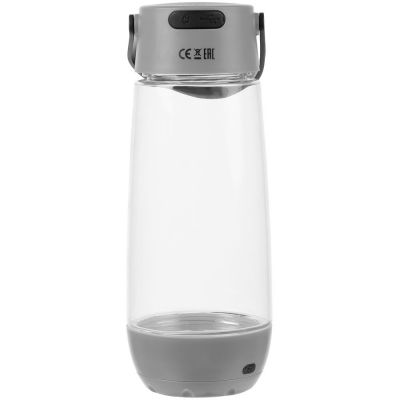 Бутылка для воды Torsta Light с колонкой и светильником, серая-2