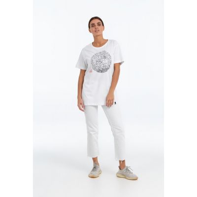 Футболка «Качели», белая-6