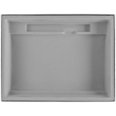 Коробка Ridge для ежедневника, календаря и ручки, серебристая-1