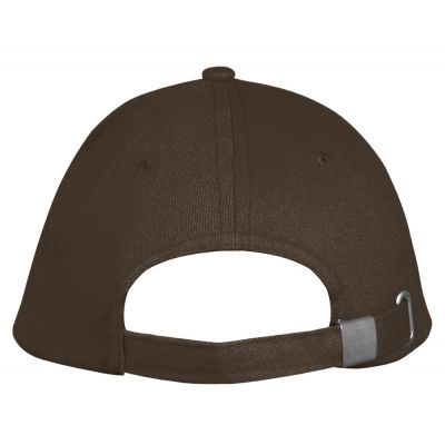 Бейсболка Long Beach, коричневая с бежевым-2
